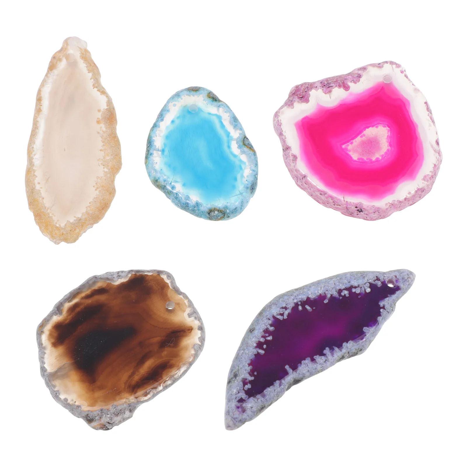 5Pcs DIY Agate Slices DIY Agate Pendants DIY Necklace Decors Agate Slices for Gift DIY
5Pcs DIY Agate Slices DIY Agate Pendants DIY Necklace Decors Agate Slices for Gift DIY