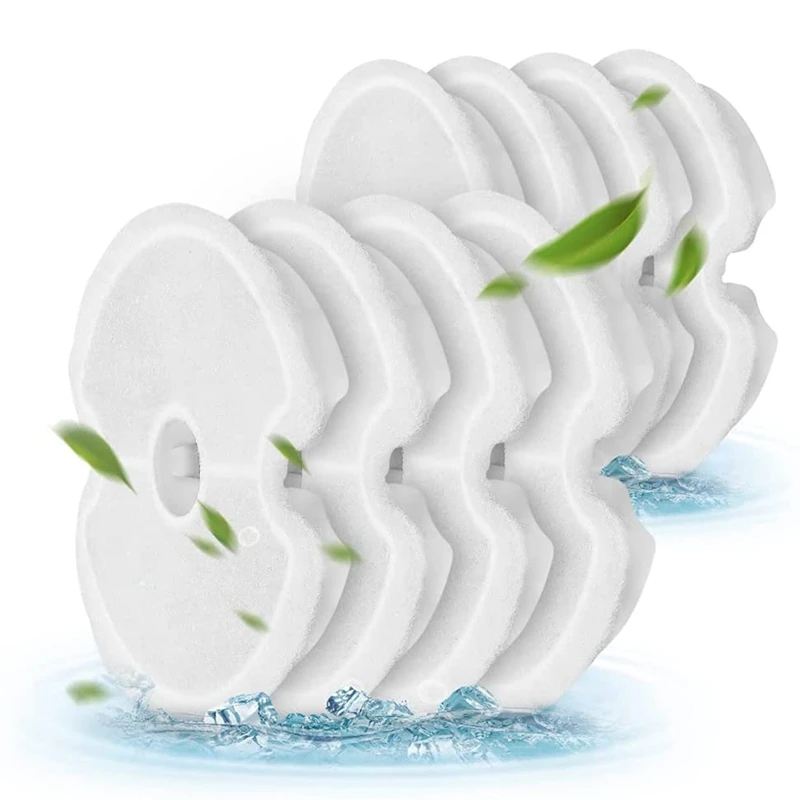 Replacement Filters For 84Oz/2.5L Stainless Steel Pet Fountain Cat Water Fountain Dog Water Dispenser, 8 Pack
Replacement Filters For 84Oz/2.5L Stainless Steel Pet Fountain Cat Water Fountain Dog Water Dispenser, 8 Pack