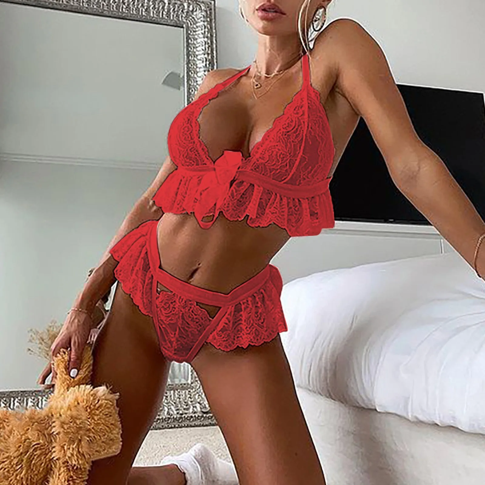 Сексуальное нижнее белье 3XL, бюстгальтер с V-образным вырезом, стринги, женское нижнее белье, женское нижнее белье, сексуальные экзотические ...
Сексуальное нижнее белье 3XL, бюстгальтер с V-образным вырезом, стринги, женское нижнее белье, женское нижнее белье, сексуальные экзотические ...