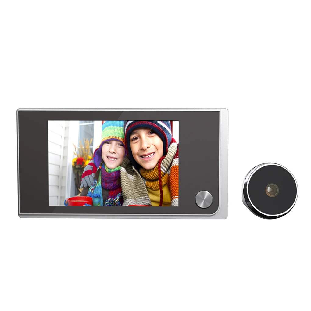 

Digital LCD Peephole Viewer High-definition Photo Visual Monitoring Door Bell Cat Eye Camera Doorbell Cameras Outdoor Monitor