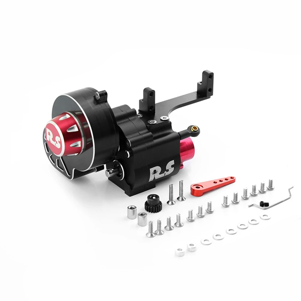 Metal 2 Speeds Shiftable Transmission Gearbox for Axial SCX10 & SCX10 II III 1/10 RC Crawler Car Upgrades Parts
Metal 2 Speeds Shiftable Transmission Gearbox for Axial SCX10 & SCX10 II III 1/10 RC Crawler Car Upgrades Parts
