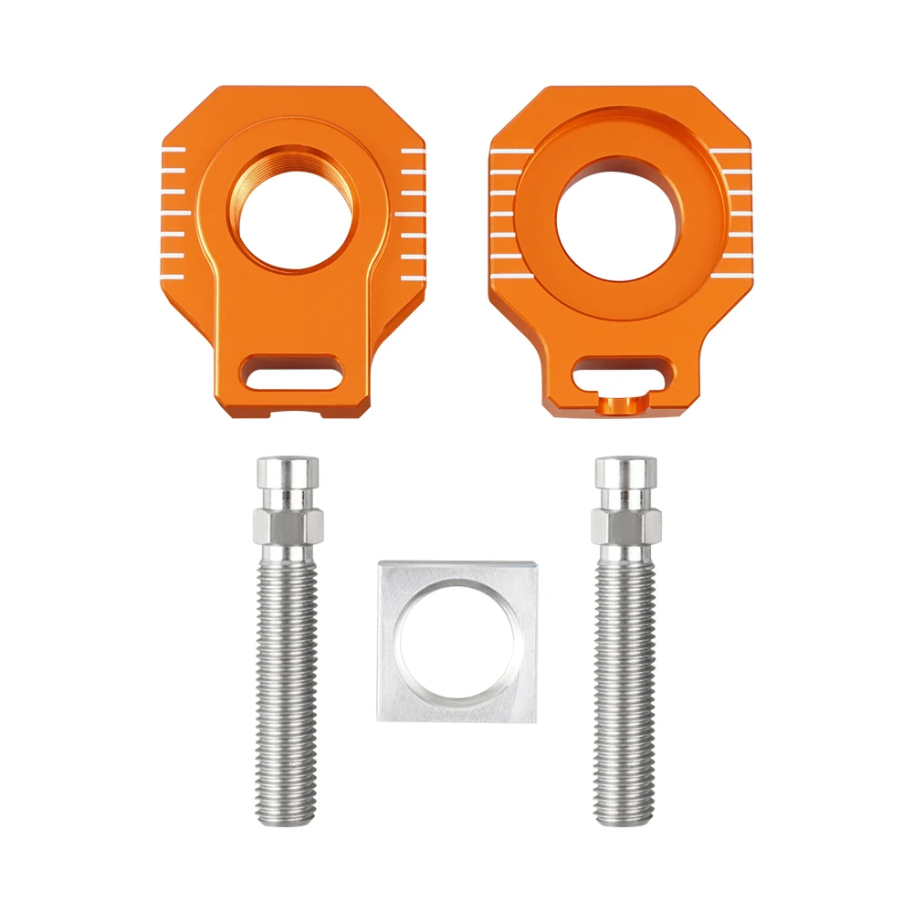 CNC Rear Wheel Axle Blocks Chain Adjuster For KTM 125 150 200 250 300 350 400 450 500 505 525 530 EXC EXC-F EXCF 2000-2018 Pair
CNC Rear Wheel Axle Blocks Chain Adjuster For KTM 125 150 200 250 300 350 400 450 500 505 525 530 EXC EXC-F EXCF 2000-2018 Pair