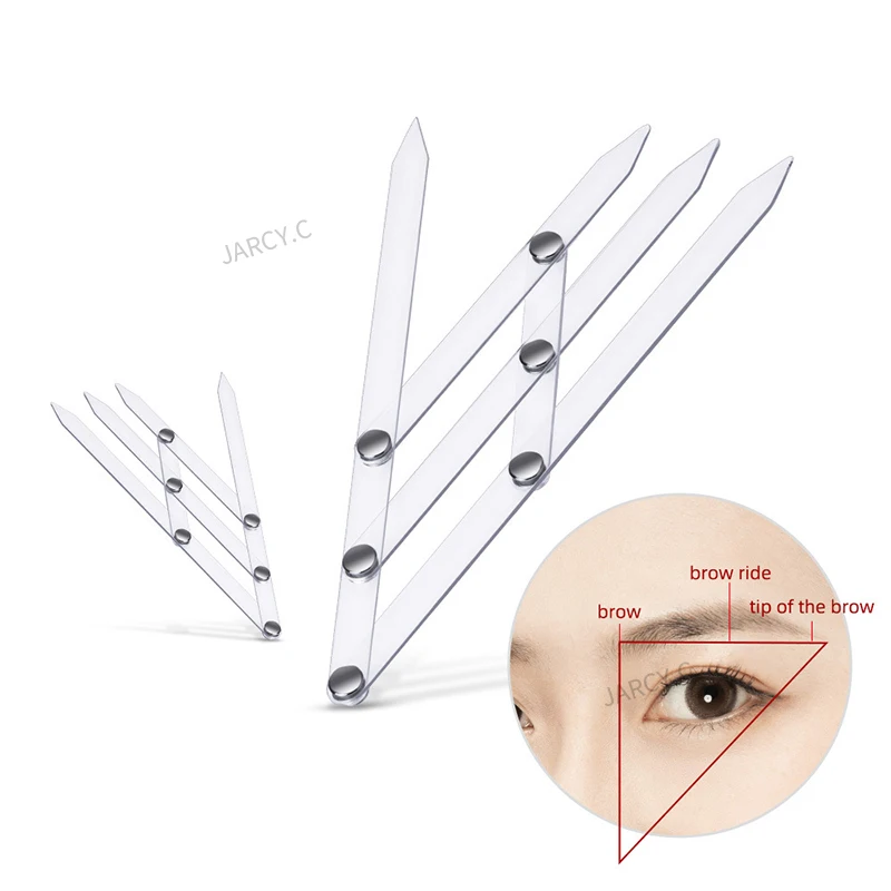 New Stainless Steel Tattoo Stencil Ruler Triangle Eyebrow Measurement Ruler Microblading Permanent Makeup Golden Ratio Caliper
New Stainless Steel Tattoo Stencil Ruler Triangle Eyebrow Measurement Ruler Microblading Permanent Makeup Golden Ratio Caliper