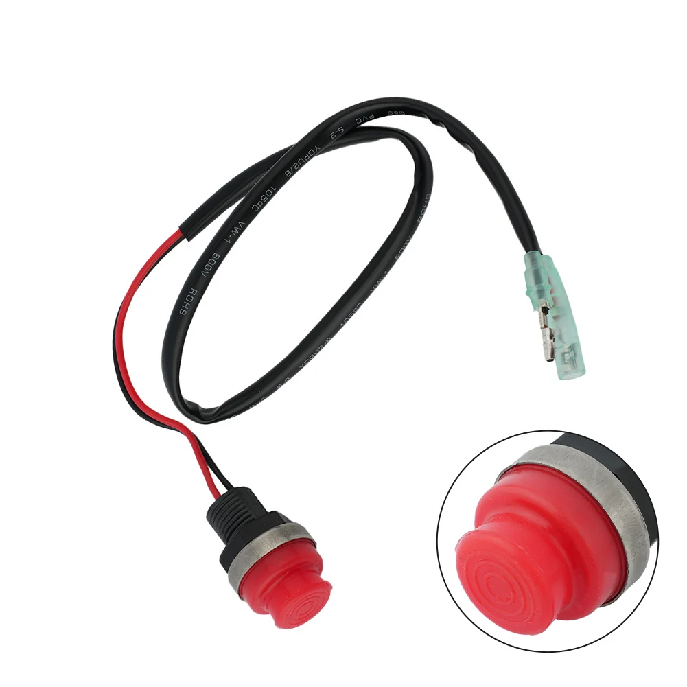 1x Outboard Engine Start Stop Switch Keyless Push Button Boat/Marine/Yacht Round Push Button Switch 45cm Wire
1x Outboard Engine Start Stop Switch Keyless Push Button Boat/Marine/Yacht Round Push Button Switch 45cm Wire