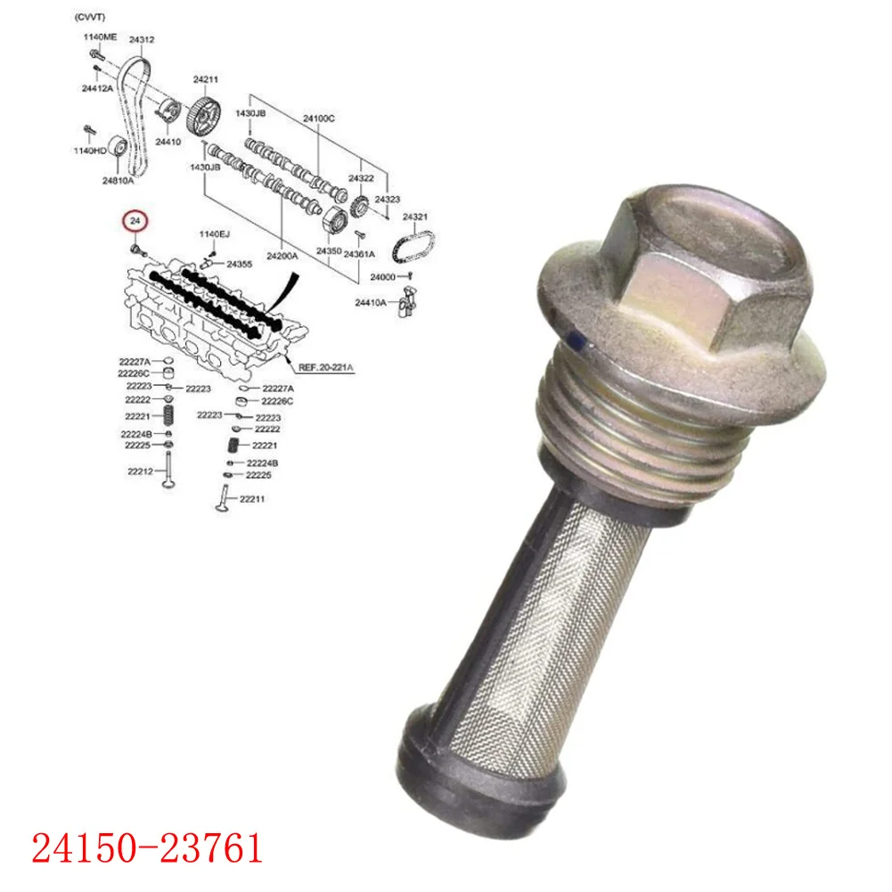 Durable Filter Assy Oil Valve 24150-23761 Filter Assy Fuel Delivery Metal Motorcycle Accessories Oil Control Valve Truck
Durable Filter Assy Oil Valve 24150-23761 Filter Assy Fuel Delivery Metal Motorcycle Accessories Oil Control Valve Truck