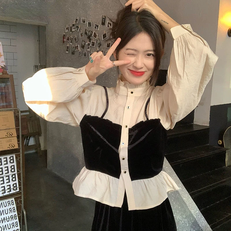 Shirt women's cut comfortable Fashion College young style all-match Harajuku Street blush female Simple Student College
Shirt women's cut comfortable Fashion College young style all-match Harajuku Street blush female Simple Student College