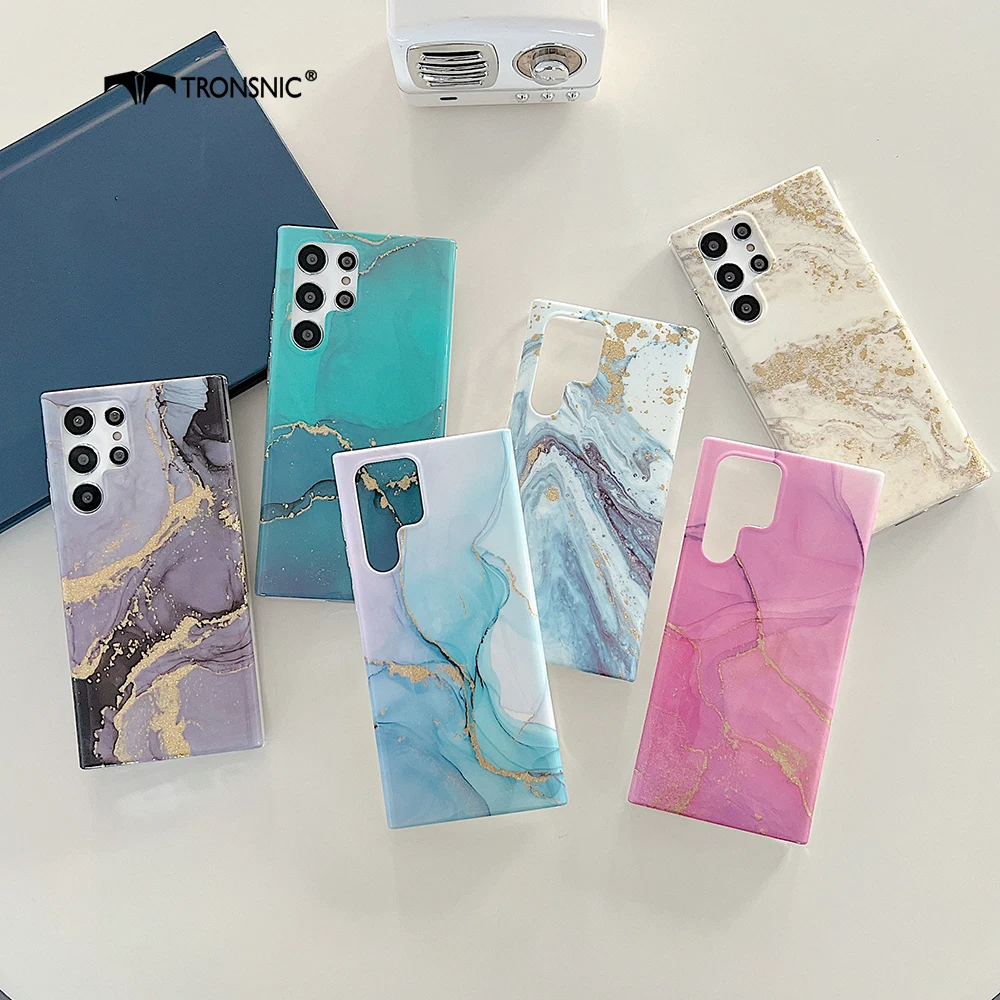 Marble Texture Phone Case For Samsung Galaxy S22 S21 S20 Ultra Plus Fe Note 20 Ultra Soft Luxury Shiny Gold Foil Silicone Covers
Marble Texture Phone Case For Samsung Galaxy S22 S21 S20 Ultra Plus Fe Note 20 Ultra Soft Luxury Shiny Gold Foil Silicone Covers