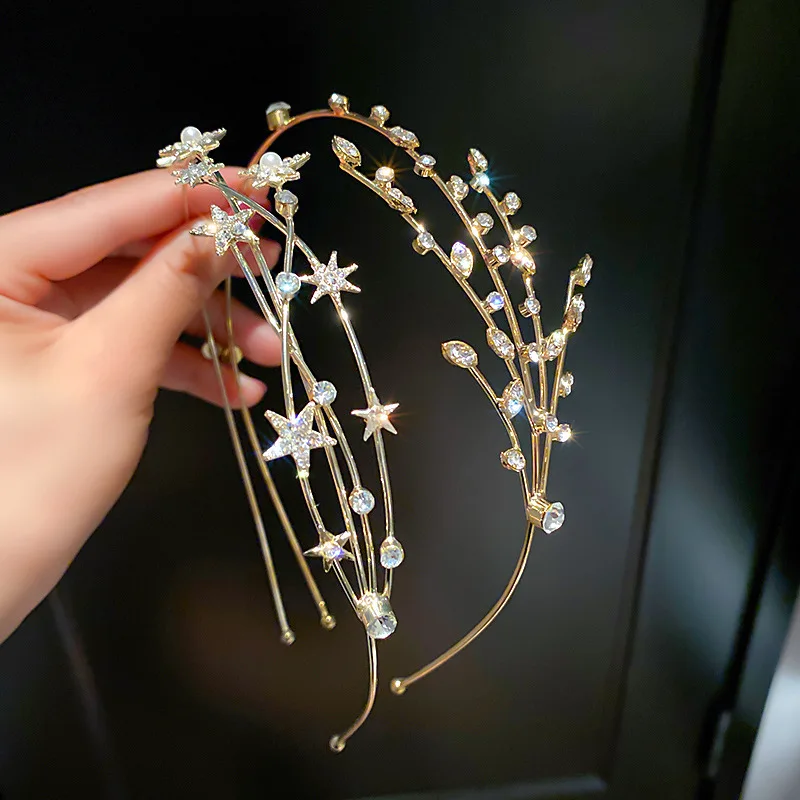 Fashion Rhinestone Headbands for Women Hair Accessories Girls Star Moon Butterfly Metal Hairbands Party Headwear Jewelry Gift
Fashion Rhinestone Headbands for Women Hair Accessories Girls Star Moon Butterfly Metal Hairbands Party Headwear Jewelry Gift