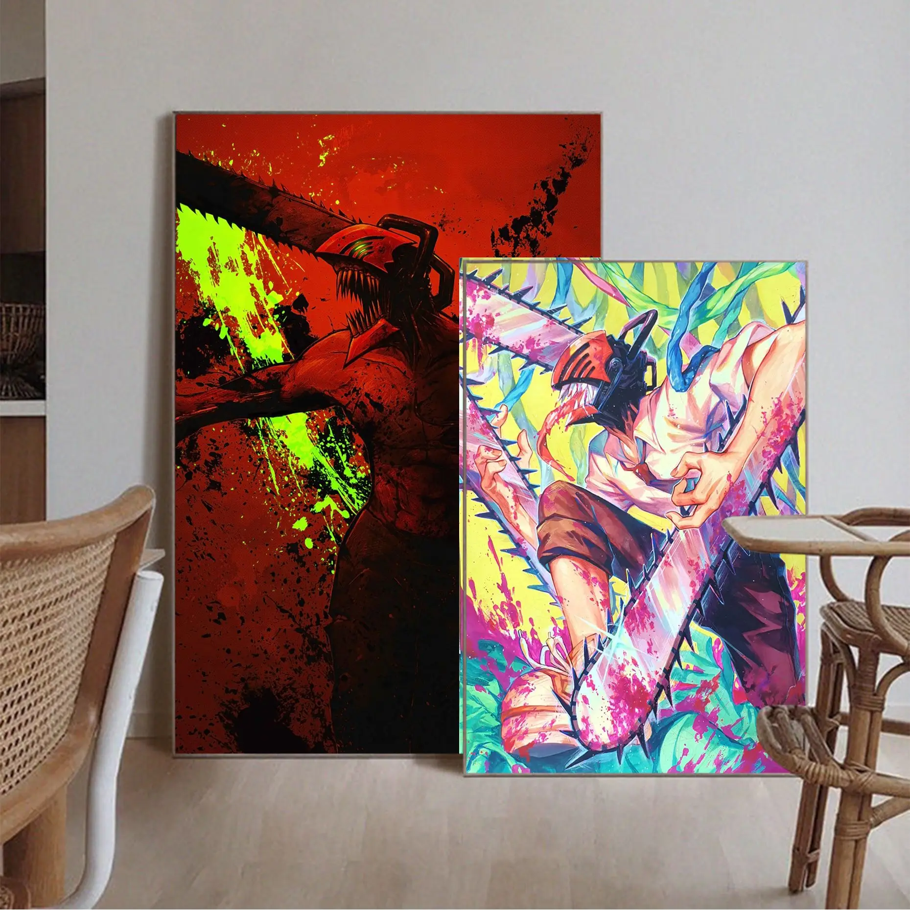 Chainsaw Man Anime Posters Sticky Fancy Wall Sticker For Living Room Bar Decoration Room Wall Decor
Chainsaw Man Anime Posters Sticky Fancy Wall Sticker For Living Room Bar Decoration Room Wall Decor