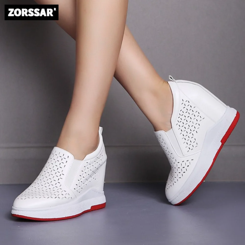 Wedges Shoes for Women Platform Shoes Hollow Breathable Casual Woman Fashion Sneakers Height Increasing female Vulcanize Shoes
Wedges Shoes for Women Platform Shoes Hollow Breathable Casual Woman Fashion Sneakers Height Increasing female Vulcanize Shoes