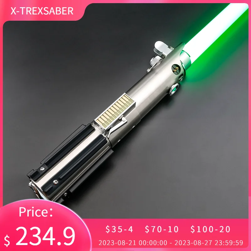 TXQ Luke EP7 Lightsaber Graflex SNV4 Proffie 2.2 Soundboard Metal Handle 16 Colors LED Strip Laster Neo Pixel Blade Blaster
TXQ Luke EP7 Lightsaber Graflex SNV4 Proffie 2.2 Soundboard Metal Handle 16 Colors LED Strip Laster Neo Pixel Blade Blaster