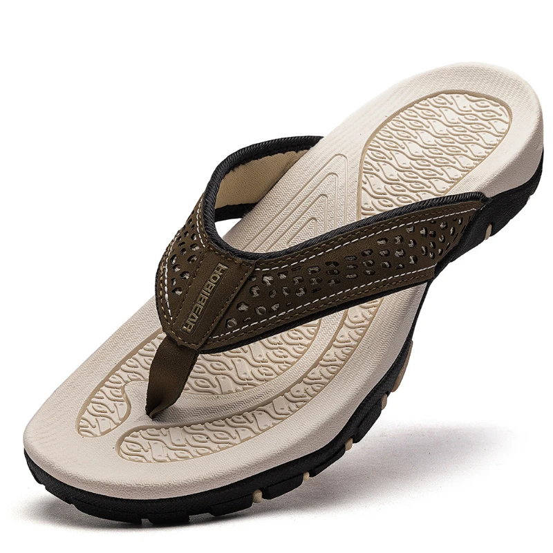 Cheap Summer Men Slippers 2022 New Daily Beach Shoes Quality Pu Leather Sandals for Male Leisure Flip Flops Outdoor Flat Slides
Cheap Summer Men Slippers 2022 New Daily Beach Shoes Quality Pu Leather Sandals for Male Leisure Flip Flops Outdoor Flat Slides