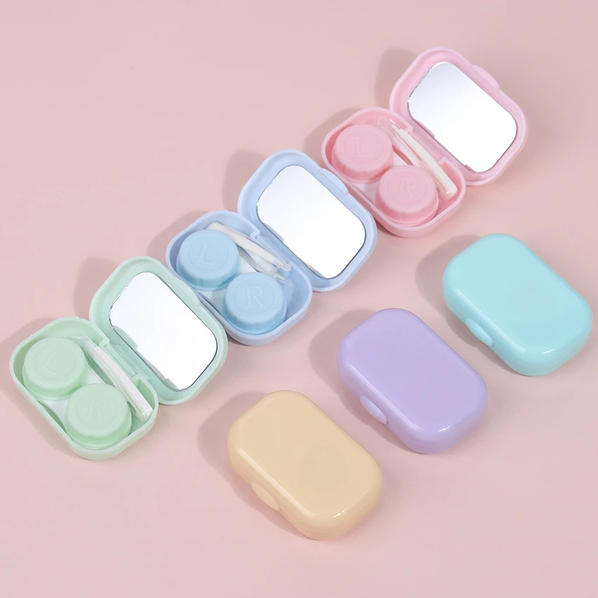 1PC Candy Color Contact Lens Cases With Mirror Unisex Travel Cosmetic Contact Lens Case For Eyes Travel Kit Holder Container
1PC Candy Color Contact Lens Cases With Mirror Unisex Travel Cosmetic Contact Lens Case For Eyes Travel Kit Holder Container