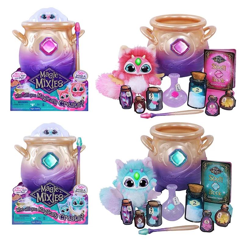 Magic Mixies Magical Misting Cauldron with Interactive 8 inch Blue Plush Toy and 50+ Sounds and Reactions, Multicolor
Magic Mixies Magical Misting Cauldron with Interactive 8 inch Blue Plush Toy and 50+ Sounds and Reactions, Multicolor