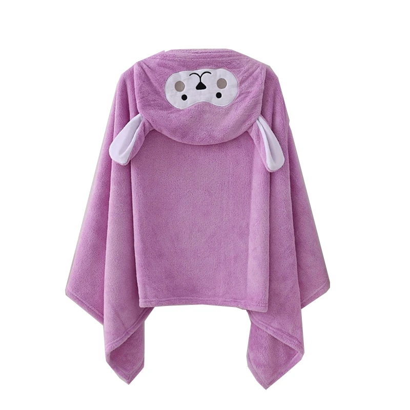 BX0D Baby Cartoon Cute Animal Ears Hooded Bath Towel Ultra Soft Coral Fleece Super Absorbent Bathrobe Bath Cloth Robe
BX0D Baby Cartoon Cute Animal Ears Hooded Bath Towel Ultra Soft Coral Fleece Super Absorbent Bathrobe Bath Cloth Robe