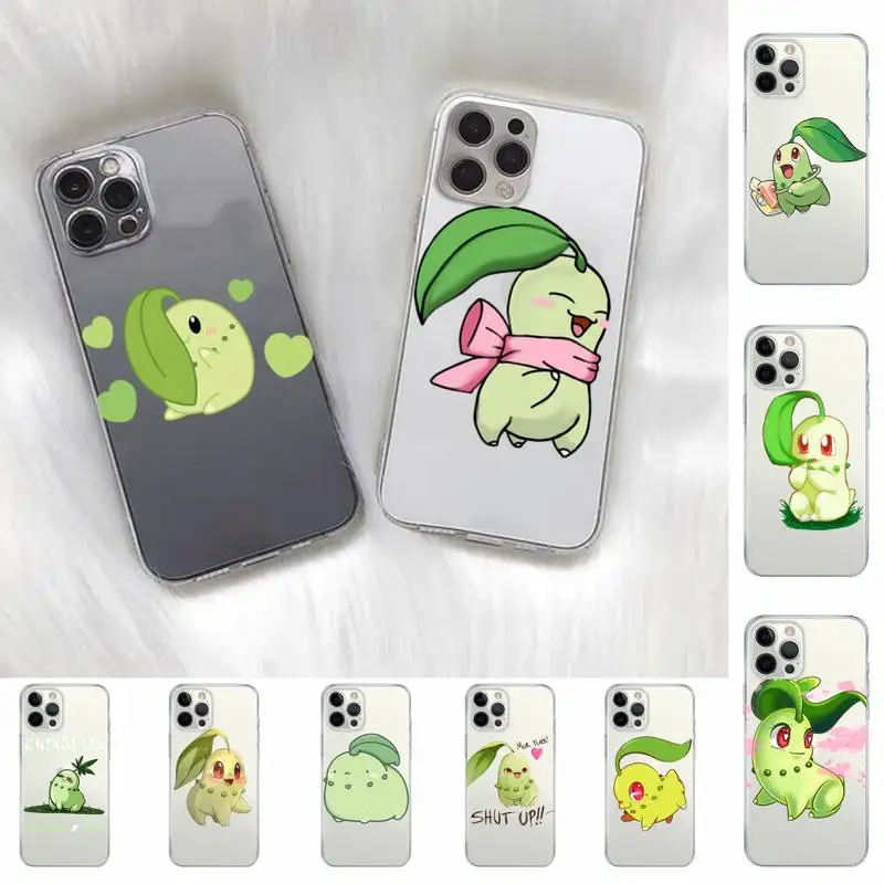 BANDAI Pokémon Chikorita Phone Case for iPhone 11 12 13 mini pro XS MAX 8 7 6 6S Plus X 5S SE 2020 XR clear case
BANDAI Pokémon Chikorita Phone Case for iPhone 11 12 13 mini pro XS MAX 8 7 6 6S Plus X 5S SE 2020 XR clear case