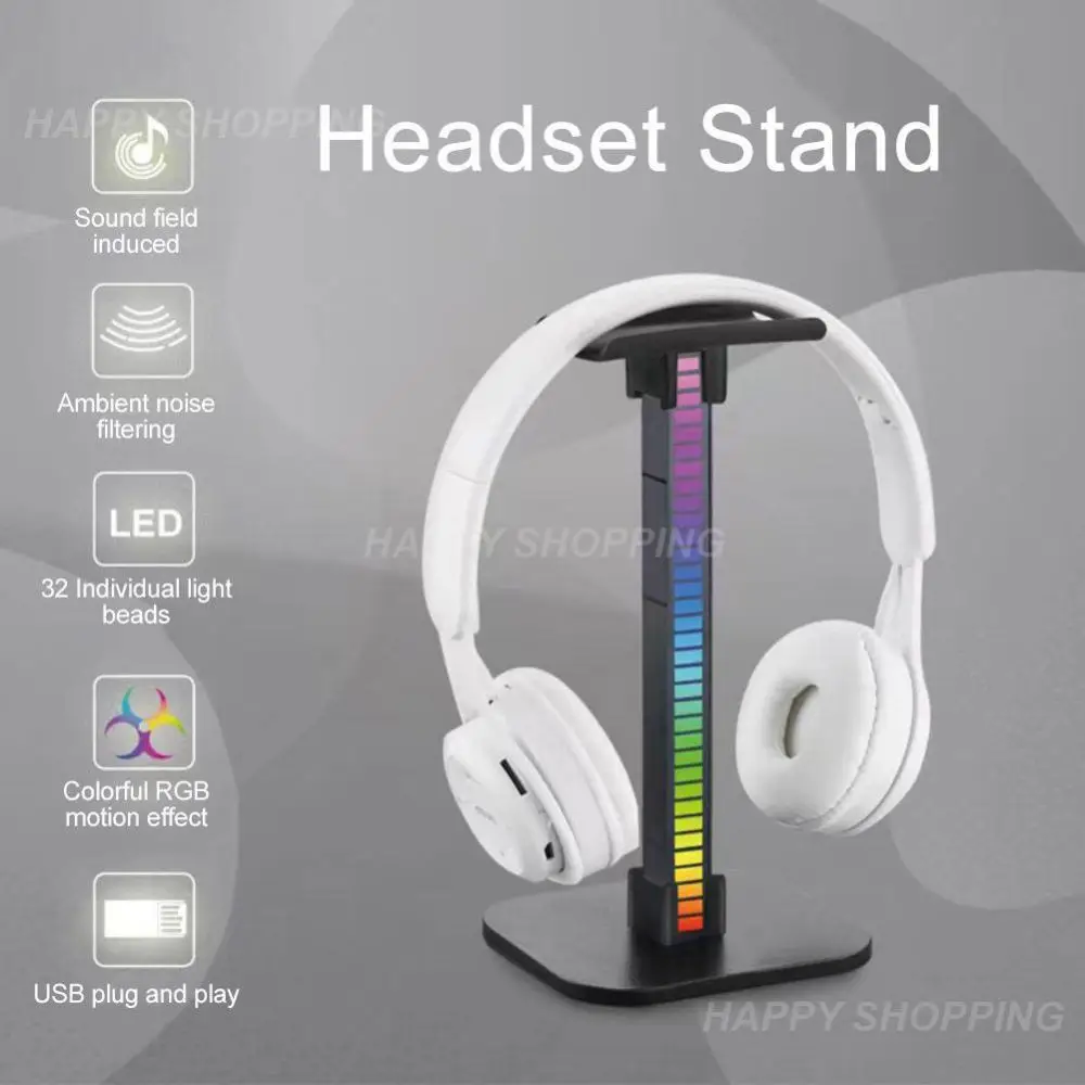 Earbuds Hanger Oice-activated Rhythm Light Rgb Headset Stand Headphone Stand Headset Stand Accessories Gaming Earphones Stand
Earbuds Hanger Oice-activated Rhythm Light Rgb Headset Stand Headphone Stand Headset Stand Accessories Gaming Earphones Stand