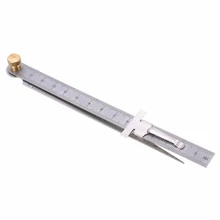 2pcs/set Depth Stainless Steel Tool Hole Inspection Field Measurement 1-150mm Welding Taper Portable Feeler Gauge