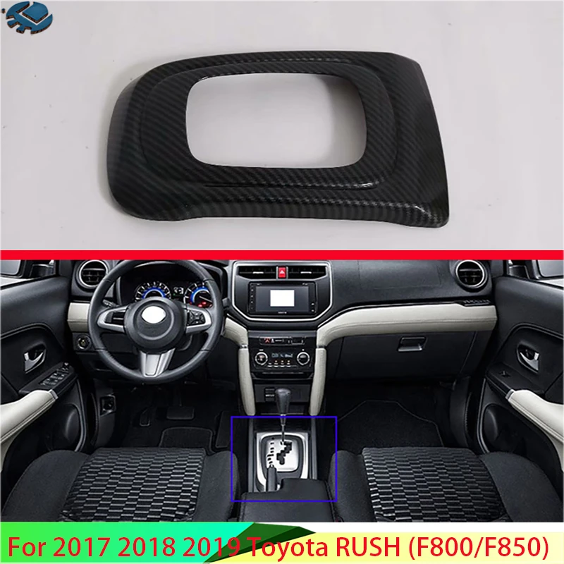 For 2017 2018 2019 Toyota RUSH (F800/F850) Car Accessories Carbon Fiber Style Gear Shift Panel Center Console Cover Trim
For 2017 2018 2019 Toyota RUSH (F800/F850) Car Accessories Carbon Fiber Style Gear Shift Panel Center Console Cover Trim
