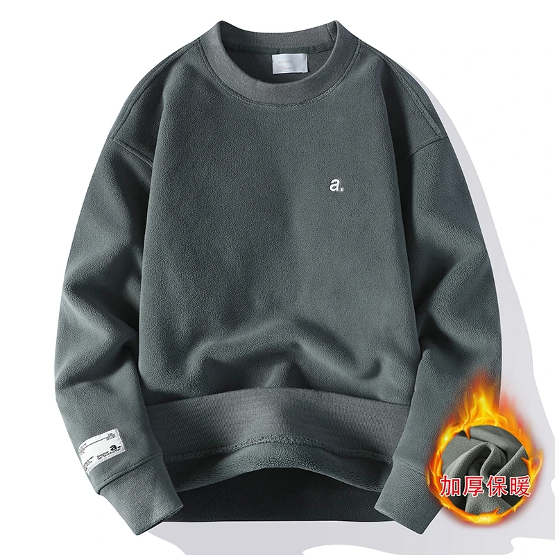 Men's Winter Sweater Long Sleeve Soft Pullovers Korean Keep Warm Knitting Thickening Anti-pilling Embroidery Pure Color Autumn
Men's Winter Sweater Long Sleeve Soft Pullovers Korean Keep Warm Knitting Thickening Anti-pilling Embroidery Pure Color Autumn