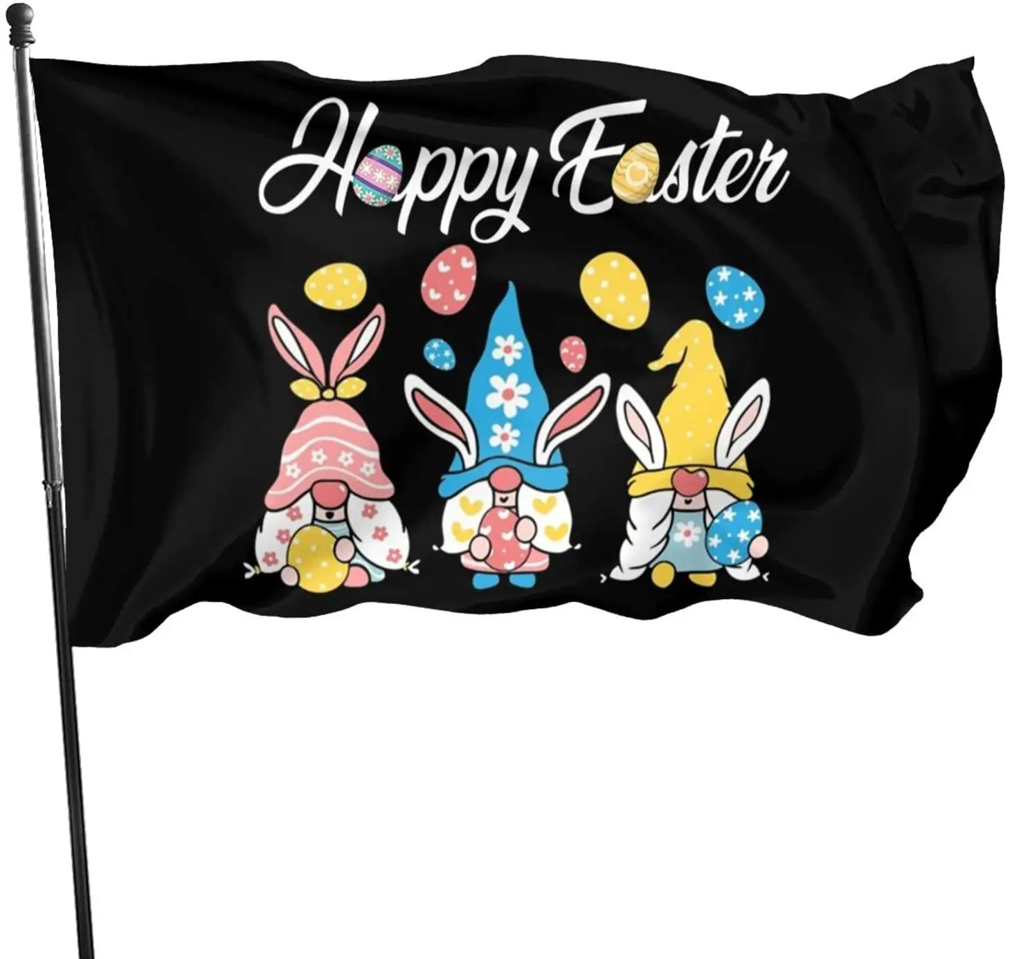 

Flag For College Dorm 3x5 Feet Gnome Easter Flags Banner With Brass Grommets Durable Fade Resistant Outdoor Indoor Decoration