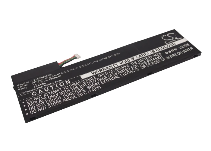 4850mAh AP12A3i KT.00303.002 AP12A4i BT.00304.011 3ICP7/67/90 2217-2548 Аккумулятор для Acer Timeline, M5-481, M3,M5
4850mAh AP12A3i KT.00303.002 AP12A4i BT.00304.011 3ICP7/67/90 2217-2548 Аккумулятор для Acer Timeline, M5-481, M3,M5