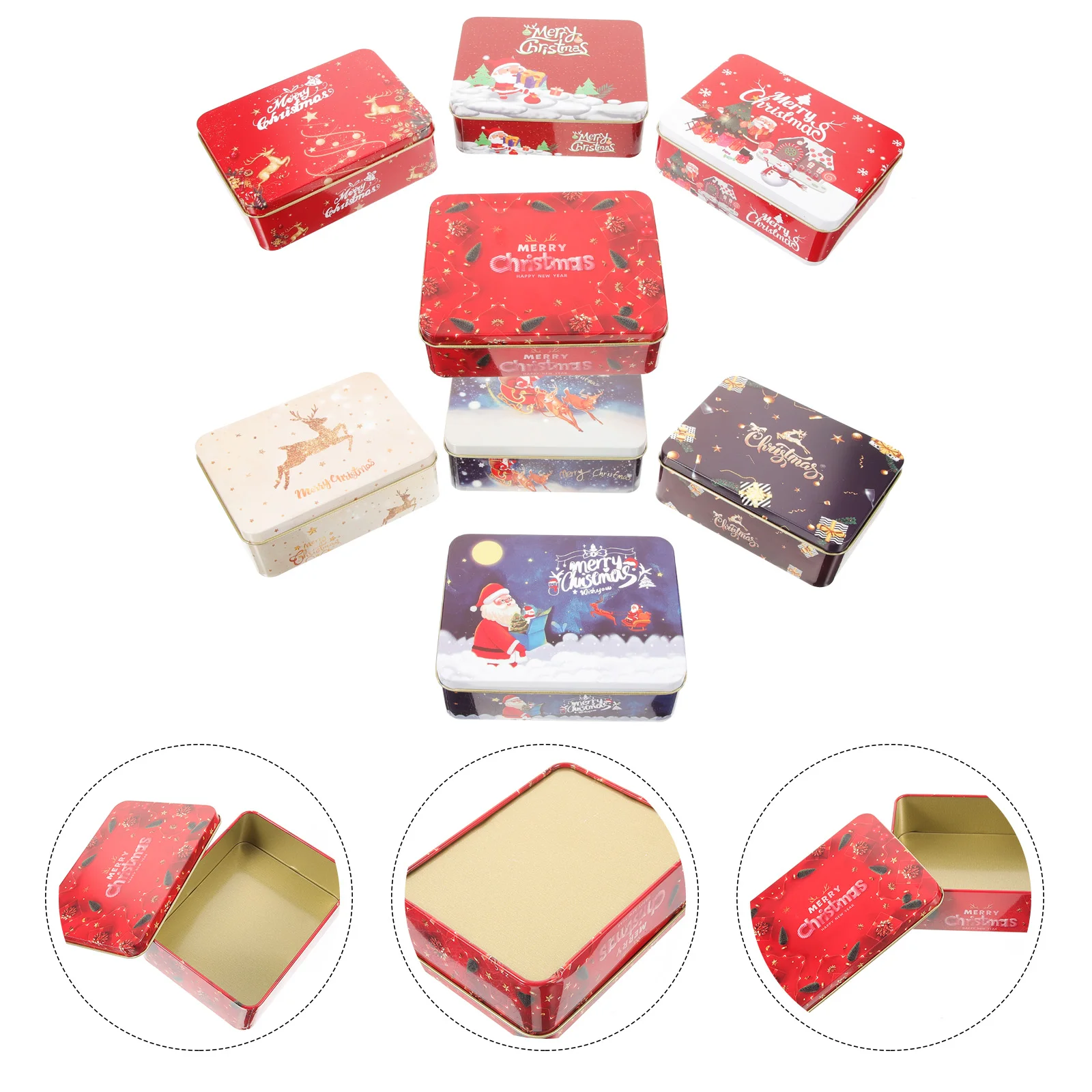 8 Pcs Candy Jar Crackers Small Cartoon Gift Case Tinplate Card Storage Containers
8 Pcs Candy Jar Crackers Small Cartoon Gift Case Tinplate Card Storage Containers