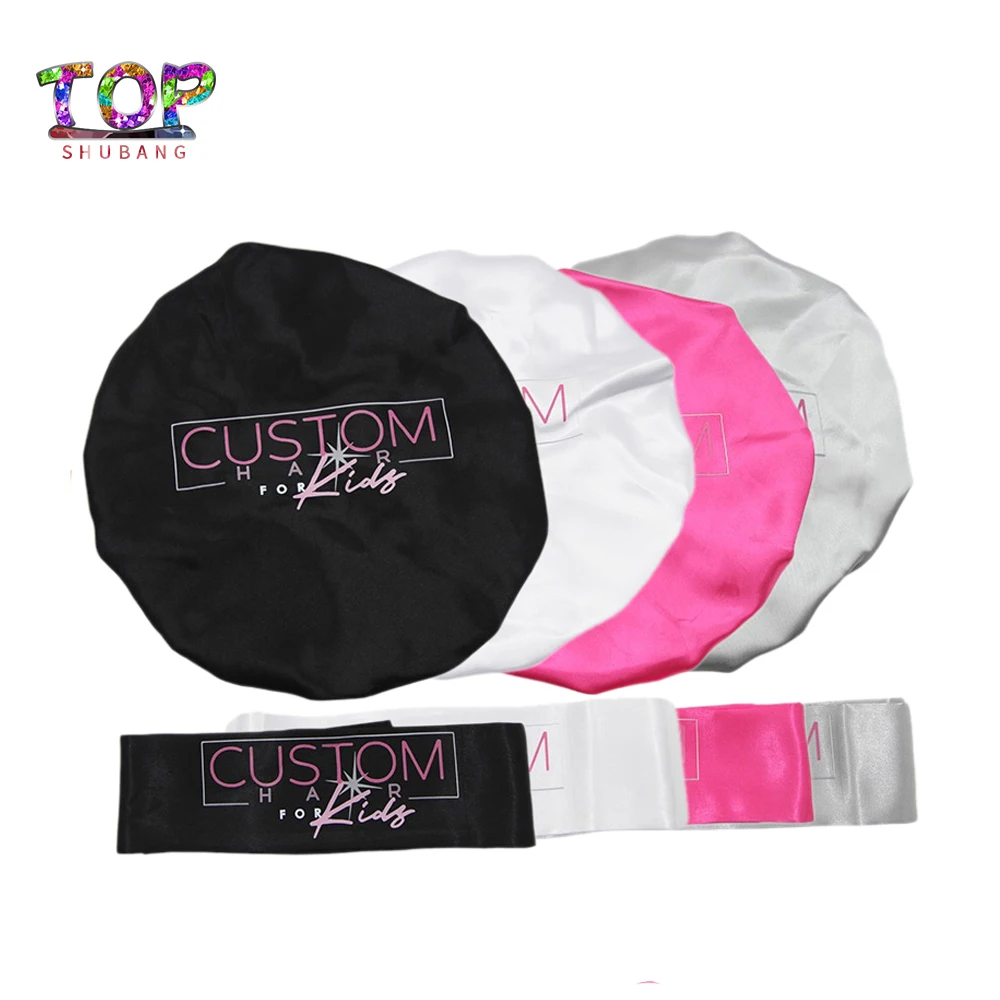 Private Label Custom Logo Printed Soft Satin Night Sleep Bonnet With Silk Hair Wrap Band Set
Private Label Custom Logo Printed Soft Satin Night Sleep Bonnet With Silk Hair Wrap Band Set