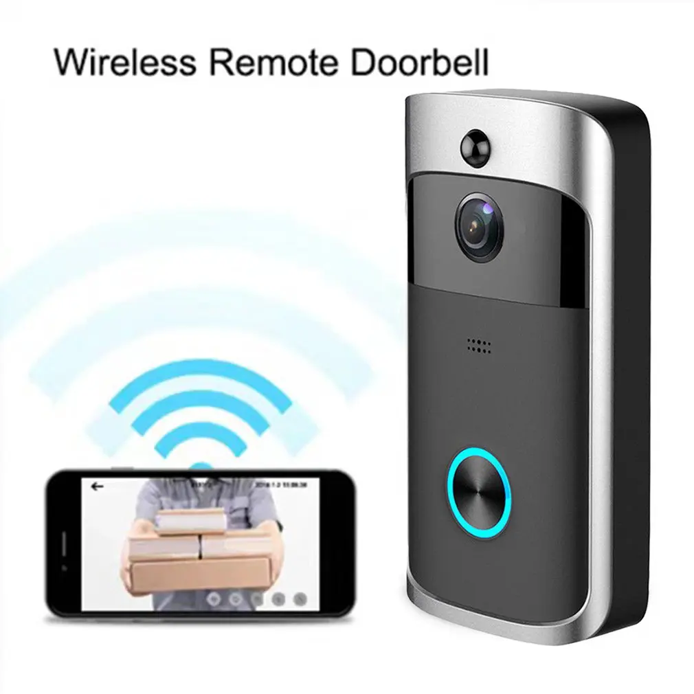 Беспроводной Wi-Fi удаленный Видеозвонок набор с бесплатным облачным хранилищем камера Водонепроницаемый дверной звонок с ночным видением н... 
Беспроводной Wi-Fi удаленный Видеозвонок набор с бесплатным облачным хранилищем камера Водонепроницаемый дверной звонок с ночным видением н...