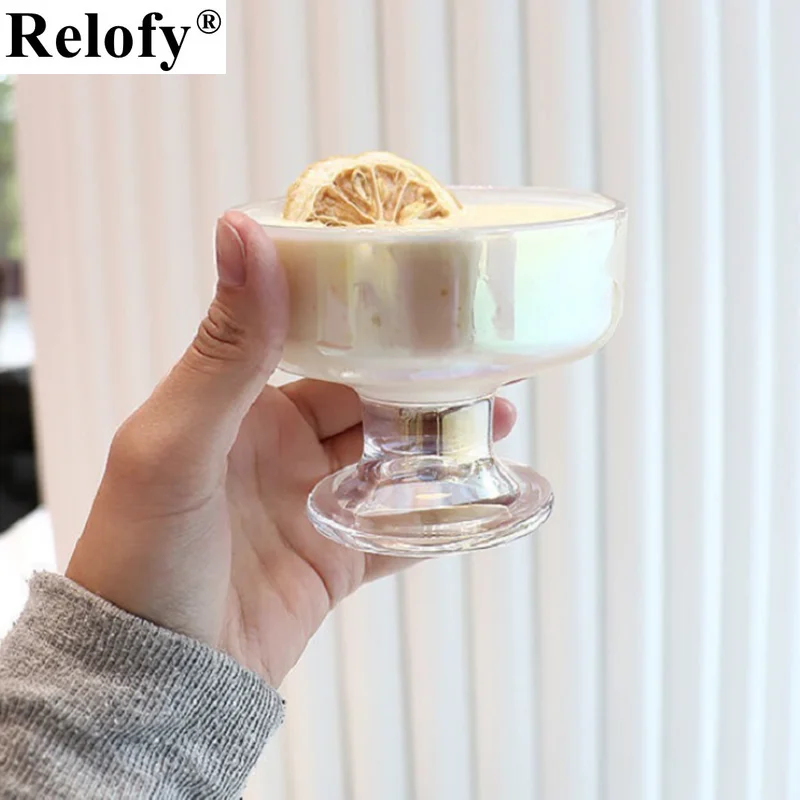 265ml Clear Glass Breakfast Milk Mug Tall Glass Water Iceberg Juice Cup Creative Coffee Tea Mug Dessert Ice Cream Cup Drinkware
265ml Clear Glass Breakfast Milk Mug Tall Glass Water Iceberg Juice Cup Creative Coffee Tea Mug Dessert Ice Cream Cup Drinkware