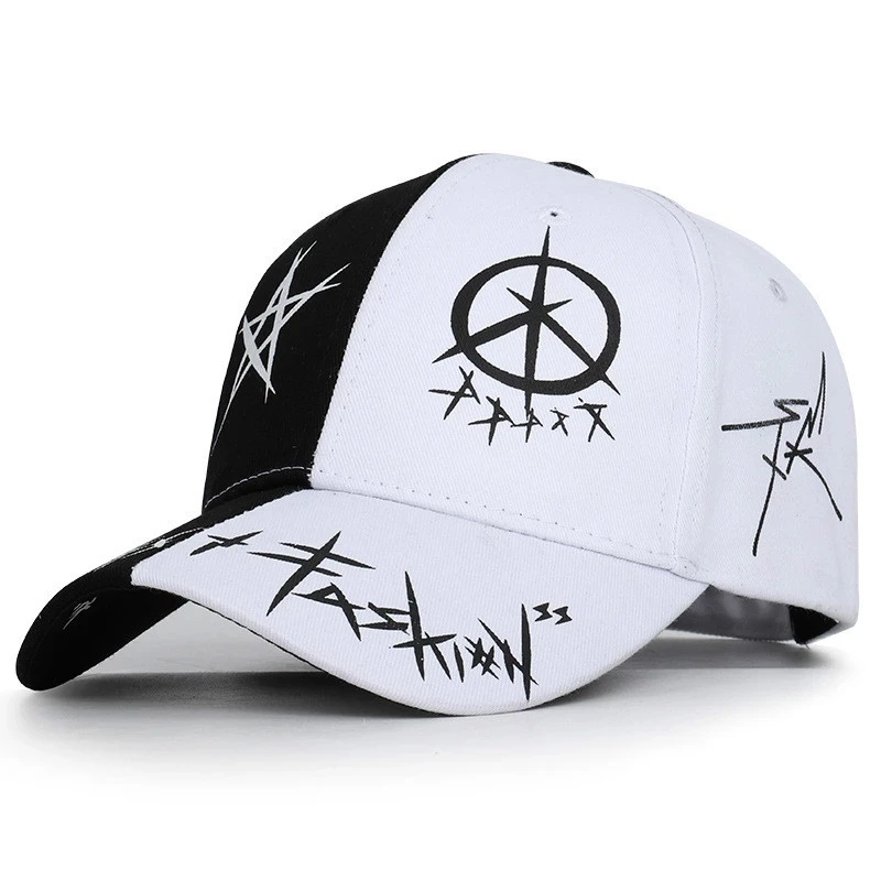 Black White Graffiti Snapback Baseball Cap Men Fashion Patchwork Women Hip Hop Caps Kpop Fitted Cotton Snapback Summer Sun Hat
Black White Graffiti Snapback Baseball Cap Men Fashion Patchwork Women Hip Hop Caps Kpop Fitted Cotton Snapback Summer Sun Hat