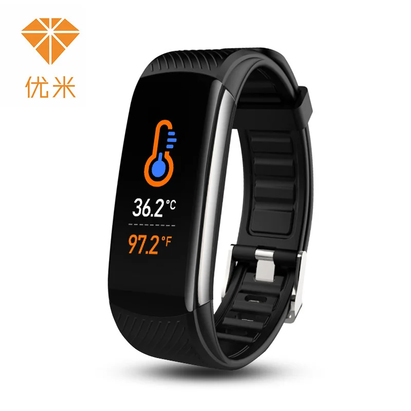 High quality and exquisite C6t temperature measuring Bracelet blood pressure heart rate oxygen meter step health monitoring
High quality and exquisite C6t temperature measuring Bracelet blood pressure heart rate oxygen meter step health monitoring