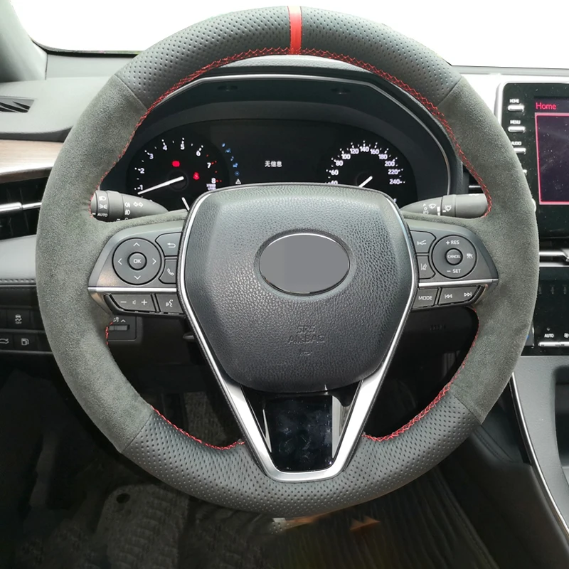 Hand stitched Black Suede Car Steering Wheel Cover For Toyota Camry Avalon Corona 2018-2019 RAV4 2019 Corolla 2018-2020
Hand stitched Black Suede Car Steering Wheel Cover For Toyota Camry Avalon Corona 2018-2019 RAV4 2019 Corolla 2018-2020
