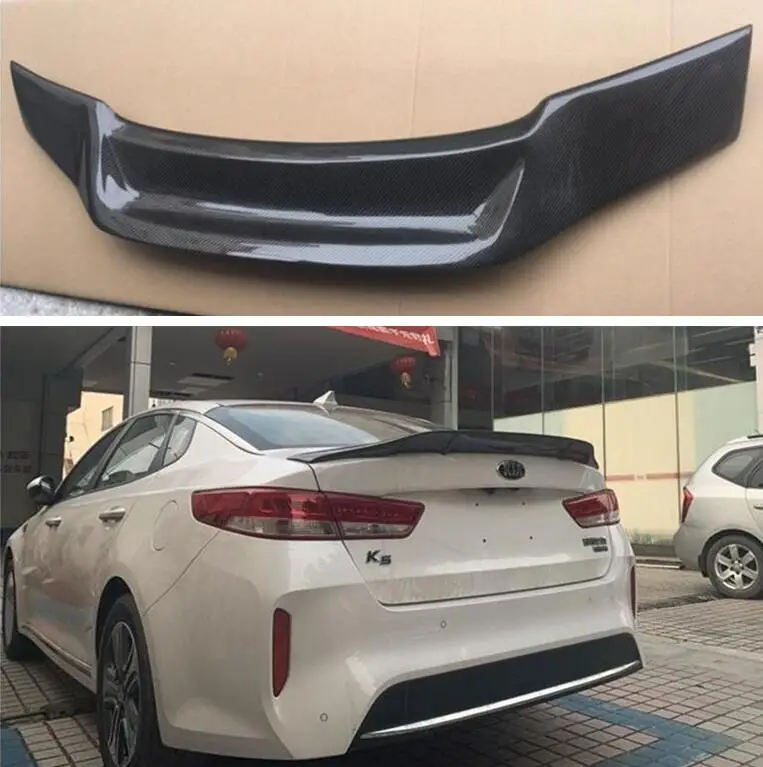 Высококачественный спойлер R STYLE из настоящего углеродного волокна для заднего хвоста, багажника, губ для KIA k5 Optima 2016 2017 2018 2019
Высококачественный спойлер R STYLE из настоящего углеродного волокна для заднего хвоста, багажника, губ для KIA k5 Optima 2016 2017 2018 2019