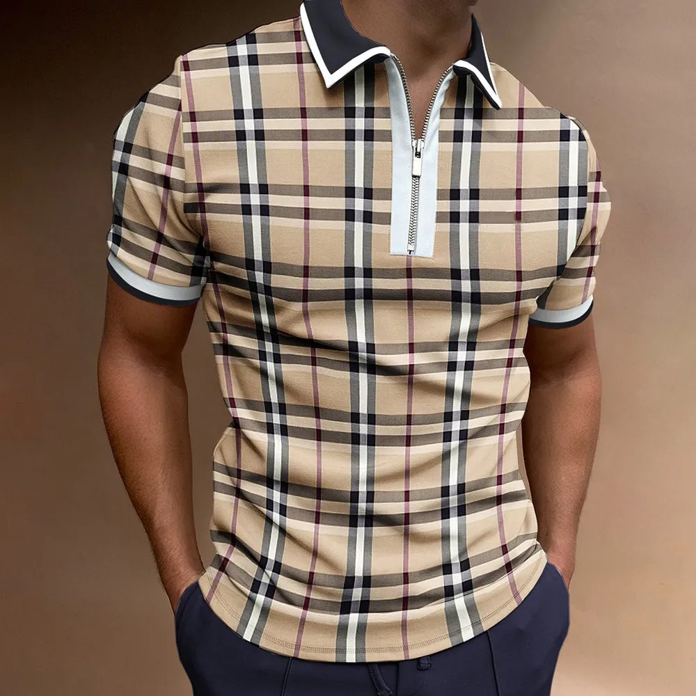 2022 New Men Polo Shirts Summer High Quality Casual Brand Short Sleeve Solid Mens Shirts Turn-Down Collar Zippers TEES Tops
2022 New Men Polo Shirts Summer High Quality Casual Brand Short Sleeve Solid Mens Shirts Turn-Down Collar Zippers TEES Tops
