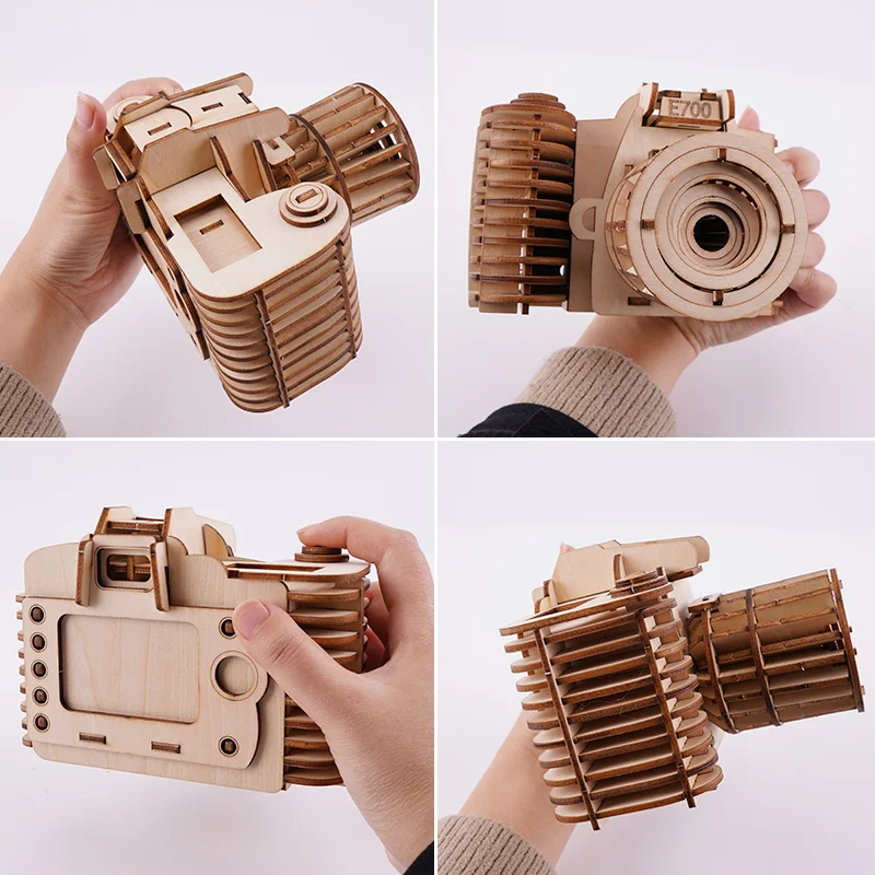 3D wooden model puzzle toy baby kid gift hand work assemble wood woodcraft construction kit game Camera baby birthday gift 1pc
3D wooden model puzzle toy baby kid gift hand work assemble wood woodcraft construction kit game Camera baby birthday gift 1pc