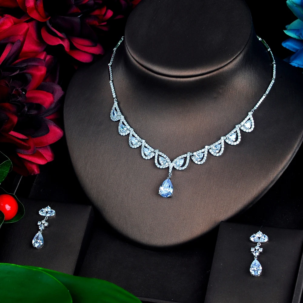 HIBRID Luxury Design Tear Drop Dubai Jewelry Sets Accessories Women Bridal Earring Necklace Jewelry Set Wedding Party N-650 
HIBRID Luxury Design Tear Drop Dubai Jewelry Sets Accessories Women Bridal Earring Necklace Jewelry Set Wedding Party N-650