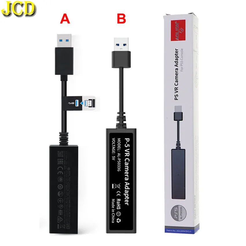 JCD 1pcs USB 3.0 VR PS To PS5 Adapter Cable VR Connector Mini Camera Adapter For PS5 Games Accessories PS4 Camera VR
JCD 1pcs USB 3.0 VR PS To PS5 Adapter Cable VR Connector Mini Camera Adapter For PS5 Games Accessories PS4 Camera VR