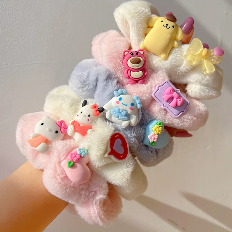 Sanrio New Plush Hair Loop In Autumn and Winter Cartoon Cinnamoroll Hair Rope Headband Net Red Cute Sweet Hair Accessories
Sanrio New Plush Hair Loop In Autumn and Winter Cartoon Cinnamoroll Hair Rope Headband Net Red Cute Sweet Hair Accessories