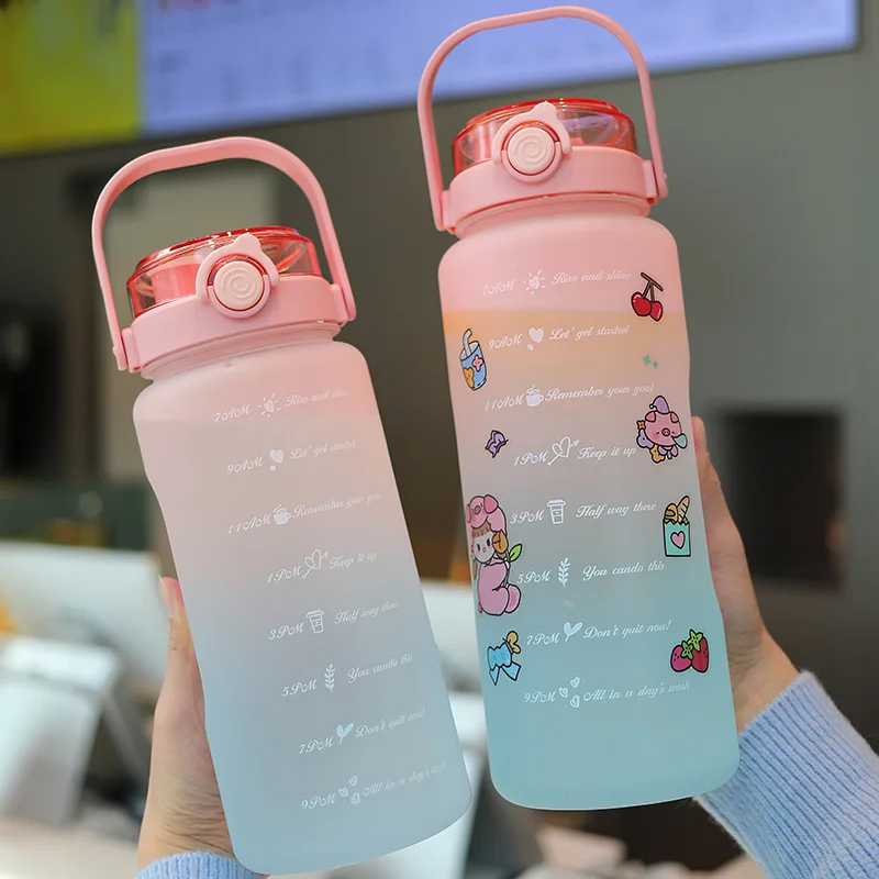 Portable Drinking Cups Sports Gym Tumbler 1.5L Water Bottle With Time Scale For Girl Cute Fitness Jugs Large Capacity Straw Mug
Portable Drinking Cups Sports Gym Tumbler 1.5L Water Bottle With Time Scale For Girl Cute Fitness Jugs Large Capacity Straw Mug