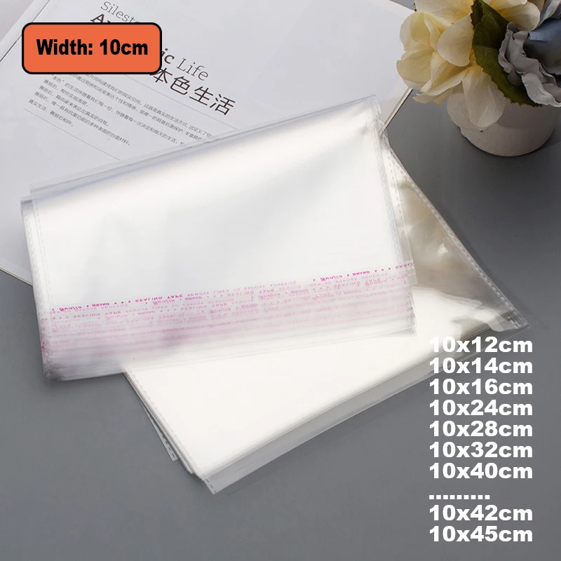 100 Pcs 10x12/10x14CM Clear Self Sealing Gifts Packing Bags Clothing Candy Perfume Cookie Storage OPP Plastic Packagings
100 Pcs 10x12/10x14CM Clear Self Sealing Gifts Packing Bags Clothing Candy Perfume Cookie Storage OPP Plastic Packagings