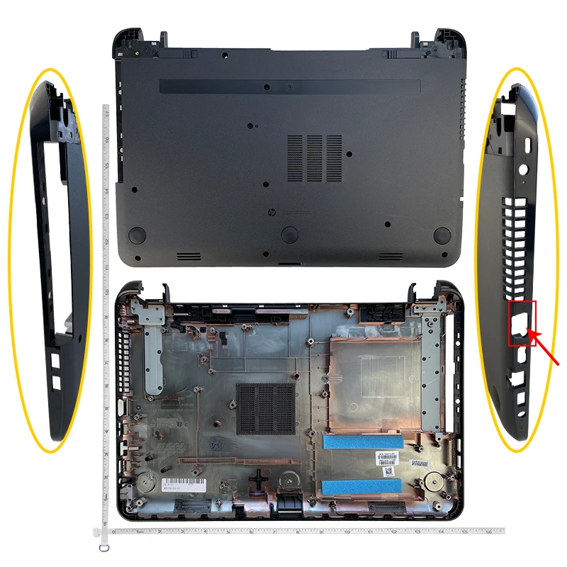 Нижняя крышка корпуса ноутбука HP для pavilion 15-G 15-R 250 255 256 G3, замена компьютера с VGA
Нижняя крышка корпуса ноутбука HP для pavilion 15-G 15-R 250 255 256 G3, замена компьютера с VGA