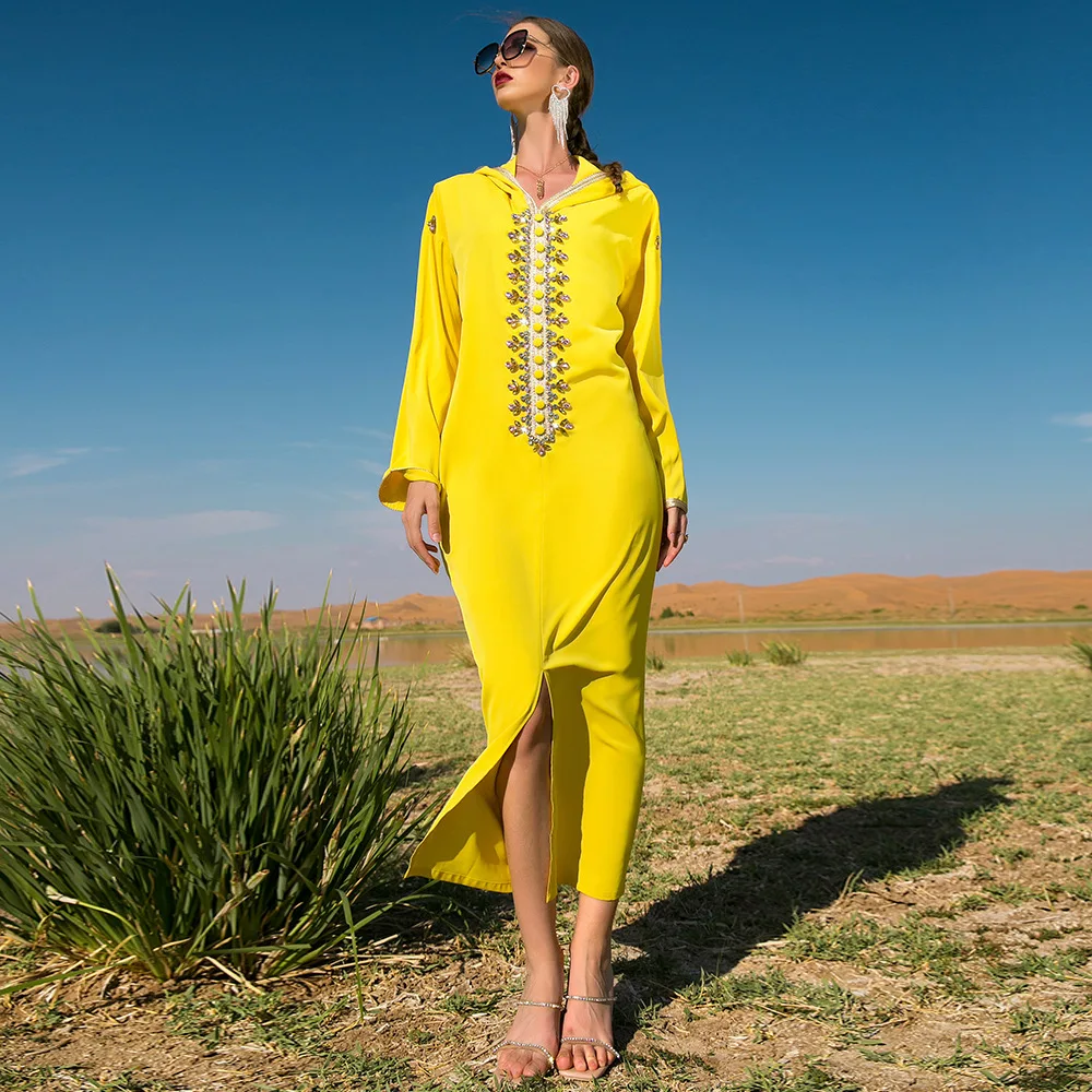 2023 Eid Morocco Party Dress Women Muslim Ramadan Abaya Dubai Abayas Diamond Djellaba Kaftan Evening Robe Vestidos Turkey Gown
2023 Eid Morocco Party Dress Women Muslim Ramadan Abaya Dubai Abayas Diamond Djellaba Kaftan Evening Robe Vestidos Turkey Gown