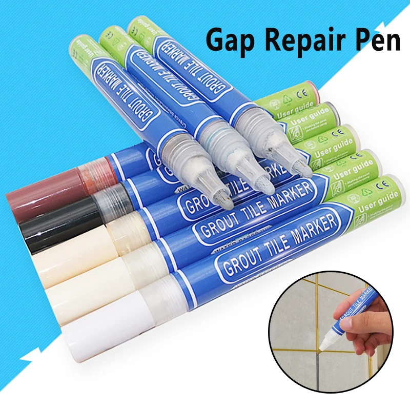 Waterproof Gap Repair Pen Tile Refill Grout Pen Tile Gap Repair Bathroom Wall Porcelain Filling Mouldproof Agents Paint Cleaner
Waterproof Gap Repair Pen Tile Refill Grout Pen Tile Gap Repair Bathroom Wall Porcelain Filling Mouldproof Agents Paint Cleaner
