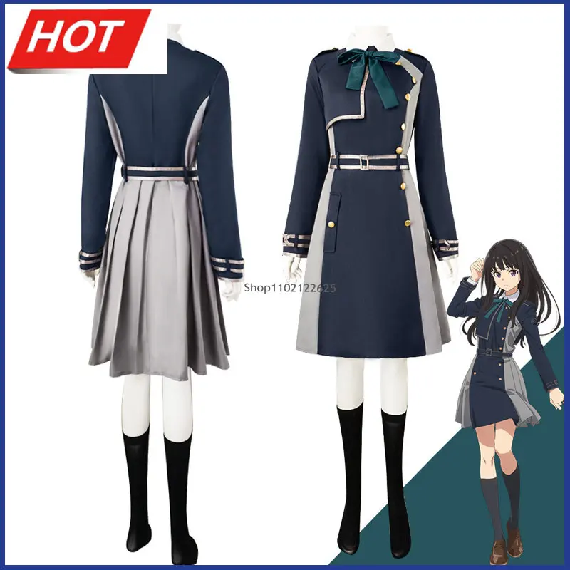 Hot Lycoris Recoil Inoue Takina Cosplay Costume Anime Blue School Uniform Dress Outfit Girl Agents Set Sailor Suit Dro Ship
Hot Lycoris Recoil Inoue Takina Cosplay Costume Anime Blue School Uniform Dress Outfit Girl Agents Set Sailor Suit Dro Ship