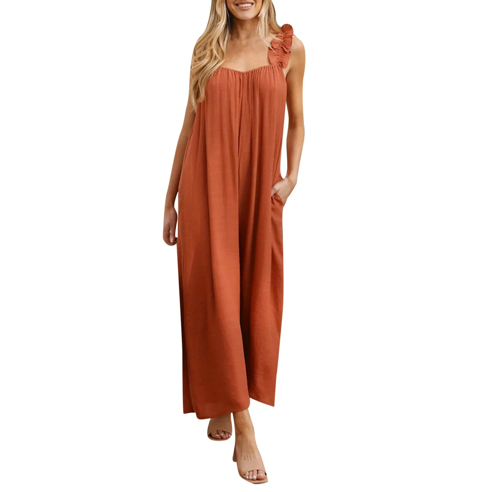 Tall Jumpsuits Womens Large Fashion Solid Strap Jumpsuit Loose Relaxed Holiday Jumpsuit Women Sexy Jumpsuit
Tall Jumpsuits Womens Large Fashion Solid Strap Jumpsuit Loose Relaxed Holiday Jumpsuit Women Sexy Jumpsuit