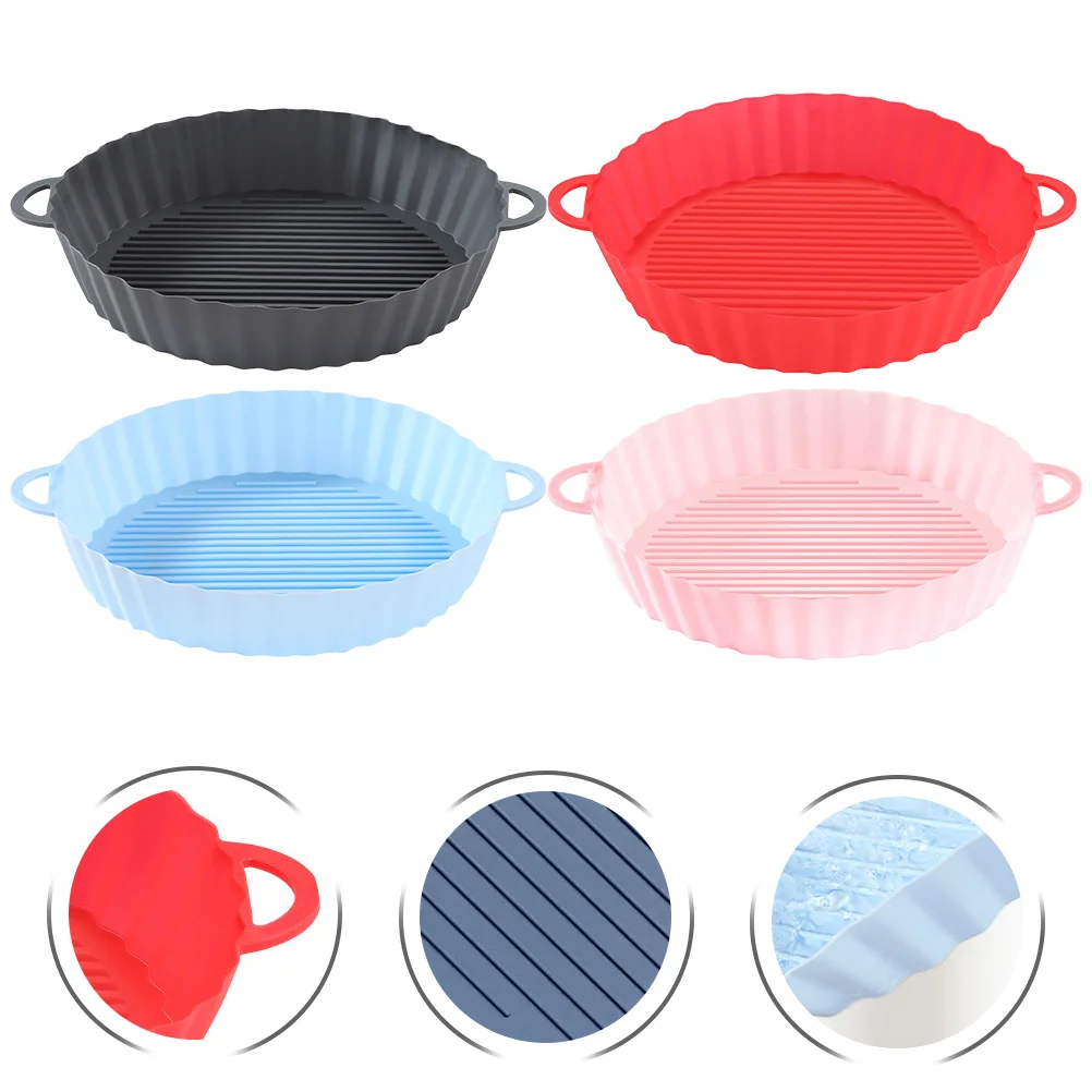 4pcs Safe Food-grade Lasting Silicone Liner For Silicone Pot Liner Air Fryer Pads, Supplies for Kitchen Use 
4pcs Safe Food-grade Lasting Silicone Liner For Silicone Pot Liner Air Fryer Pads, Supplies for Kitchen Use