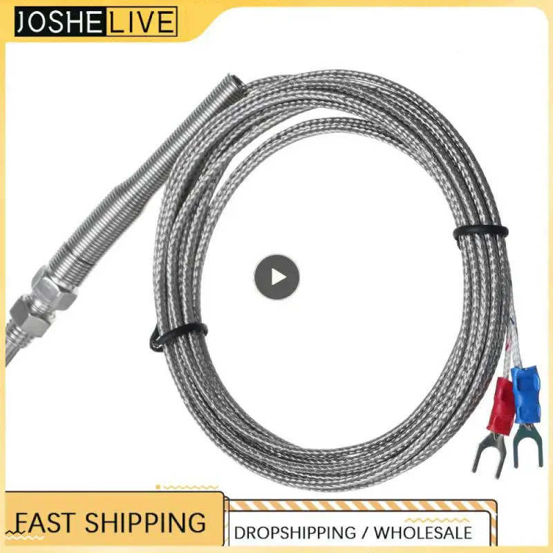 Stainless Steel Temperature Sensor Thermocouple K Type High Temperature 0400 ℃ New Temperature Probe Wire 1/2/3/4/5 M
Stainless Steel Temperature Sensor Thermocouple K Type High Temperature 0400 ℃ New Temperature Probe Wire 1/2/3/4/5 M