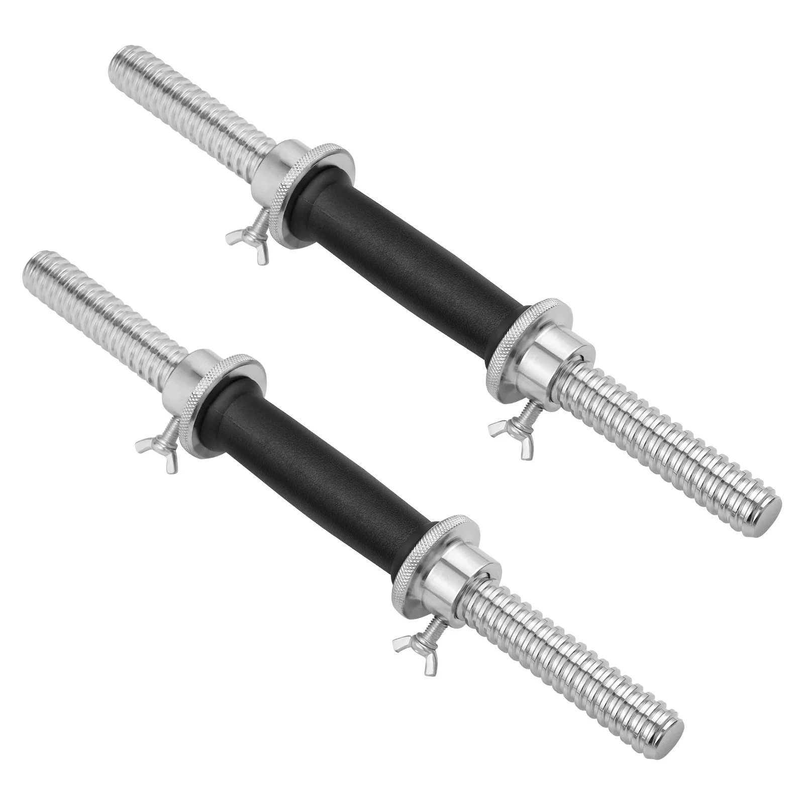 Clispeed 2pcs Dumbbell Bars Cast Iron Dumbbell Handles with 4 Double Safety Nuts Barbell Bars Covered with Rubber Weightlifting
Clispeed 2pcs Dumbbell Bars Cast Iron Dumbbell Handles with 4 Double Safety Nuts Barbell Bars Covered with Rubber Weightlifting