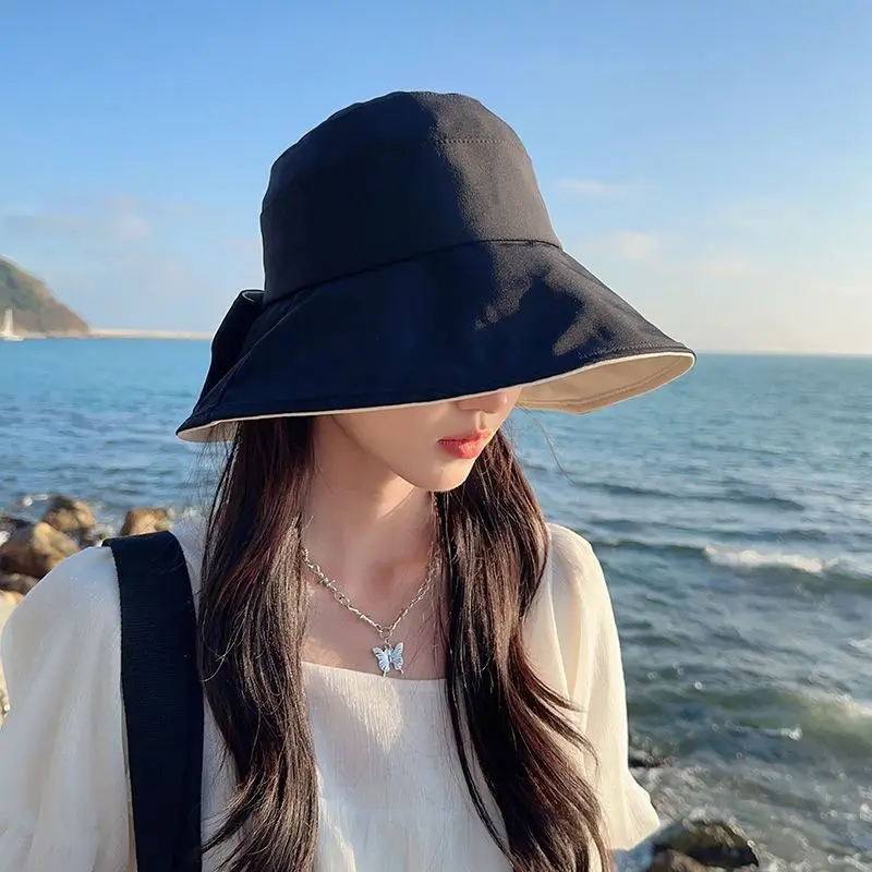 Женская летняя шляпа с бантом, шляпа от солнца с широкими полями и защитой от ультрафиолета, 2023
Женская летняя шляпа с бантом, шляпа от солнца с широкими полями и защитой от ультрафиолета, 2023